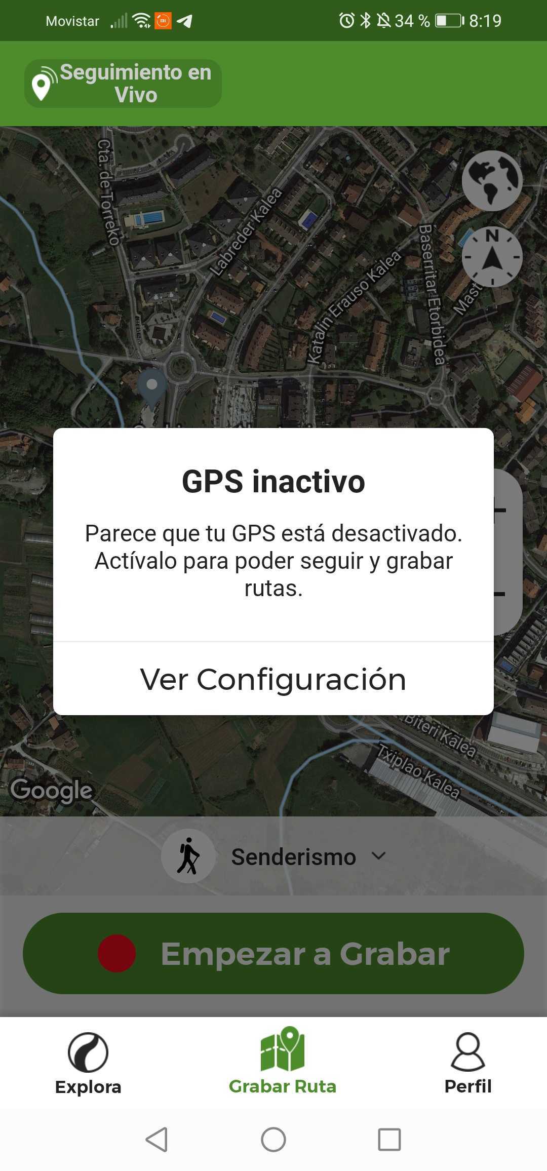 Activar GPS