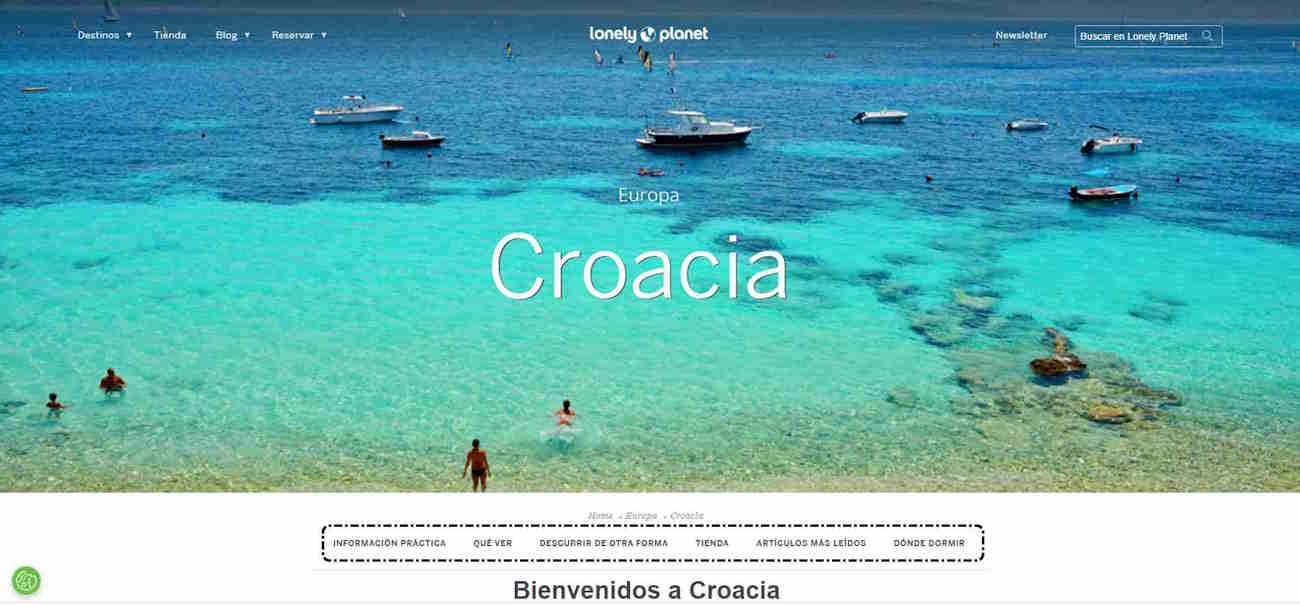 Lonely Planet>Destino>Croacia