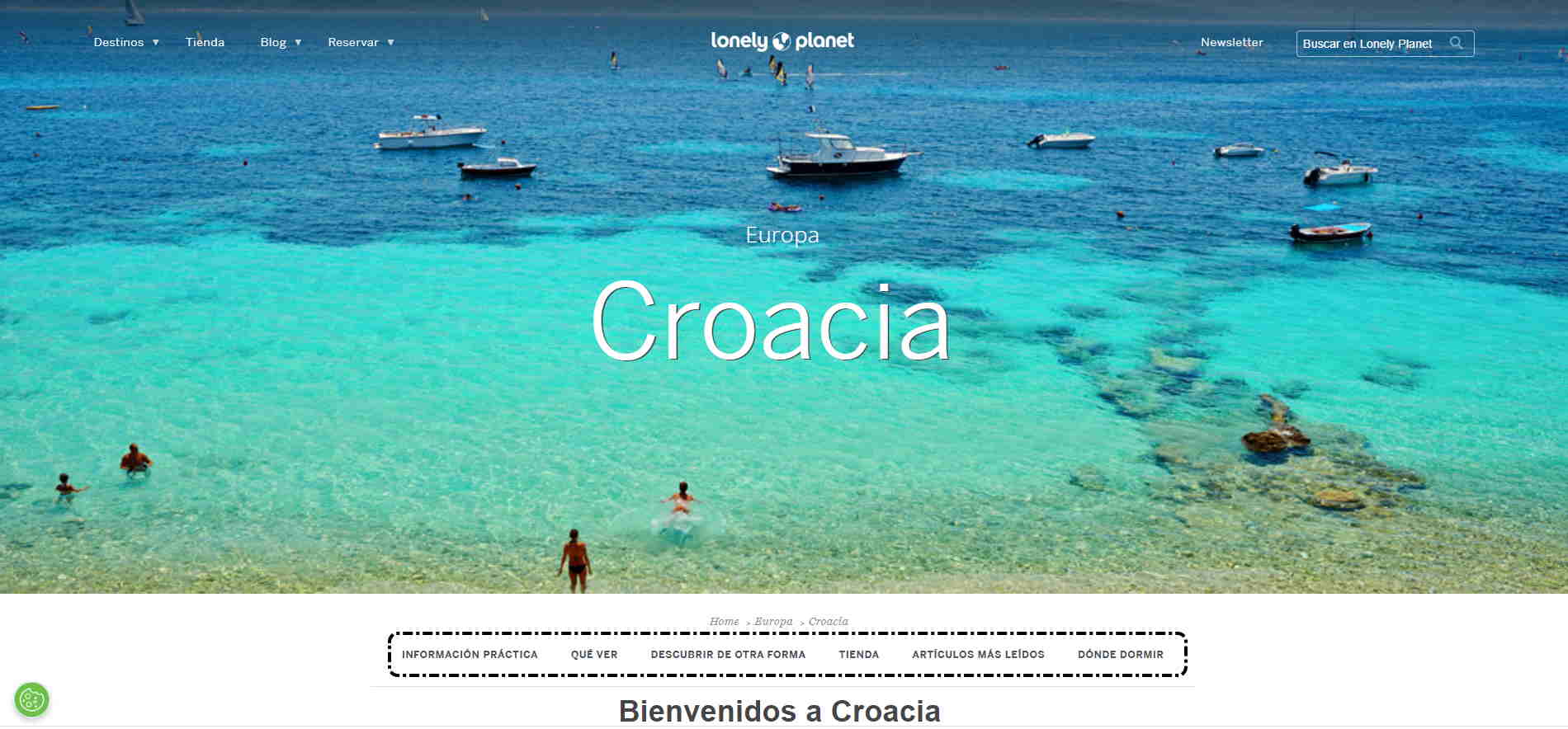 Lonely Planet>Destino>Croacia