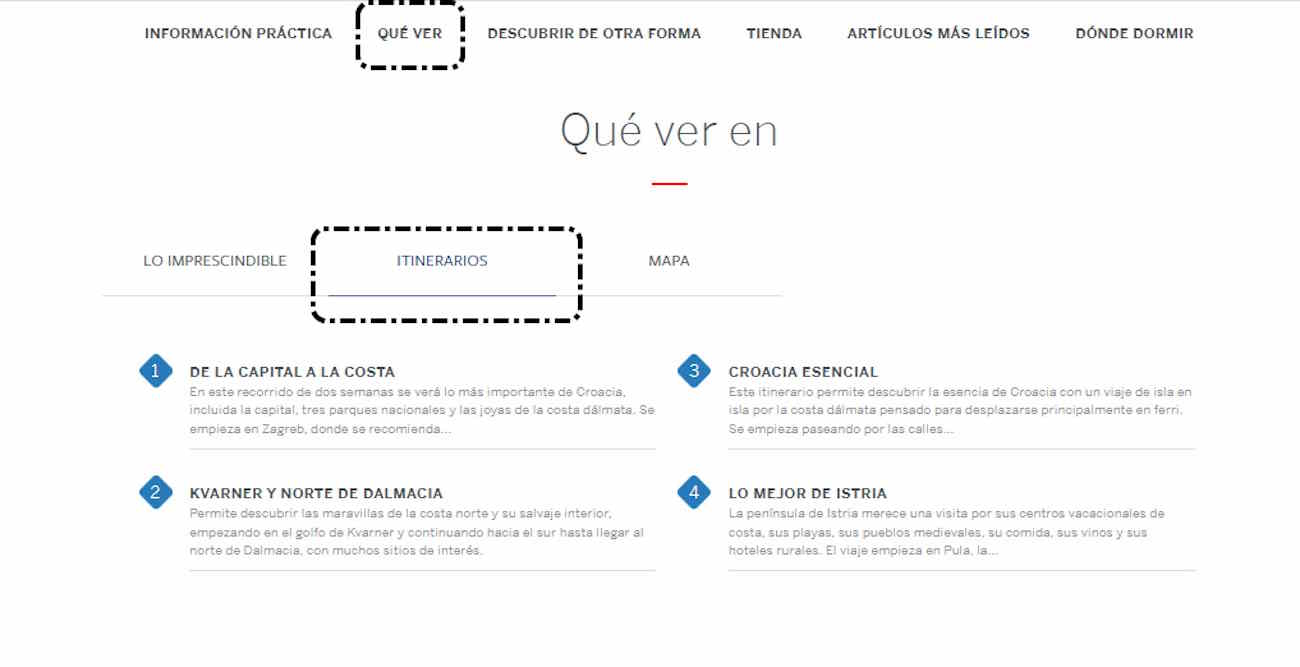 Qué ver: Itinerarios