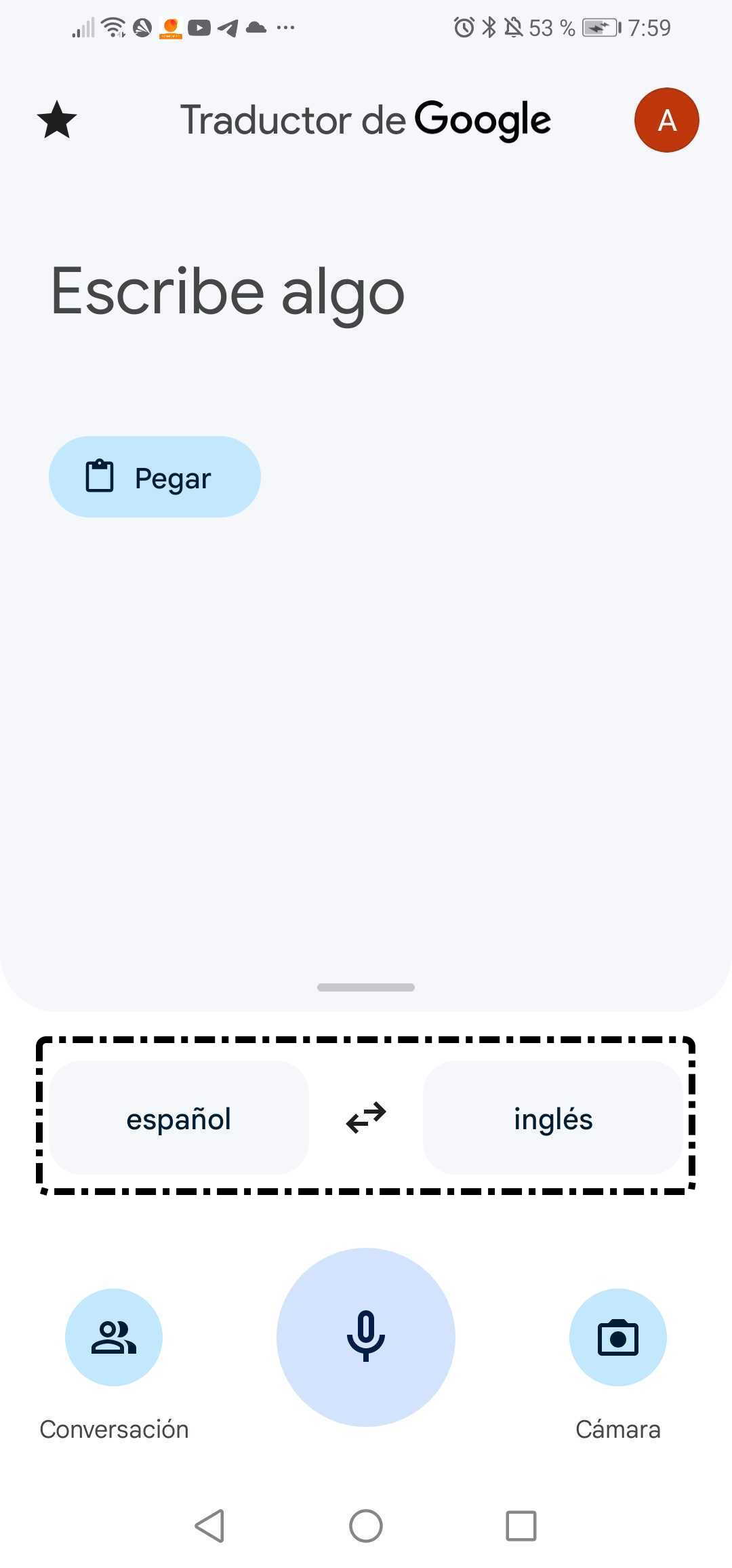 Traductor idiomas