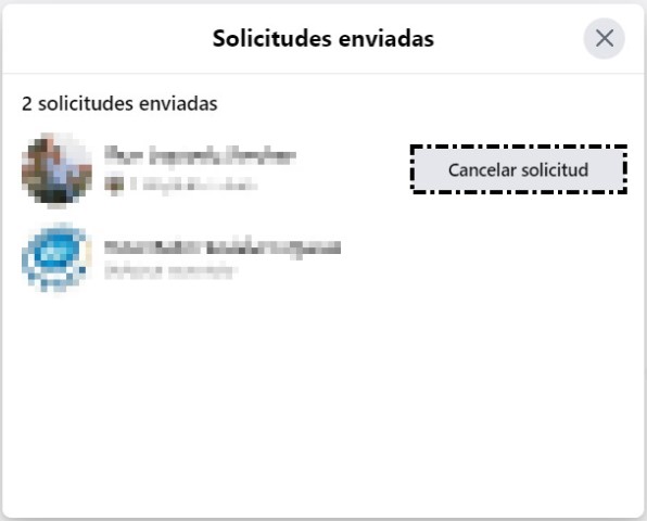 Solicitudes pendientes