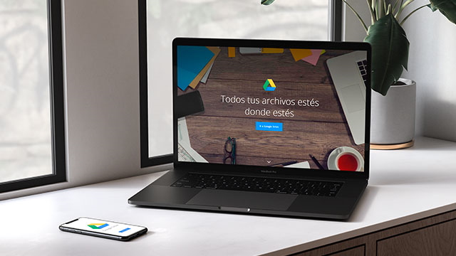 Portada Google Drive. Almacena y comparte tus archivos