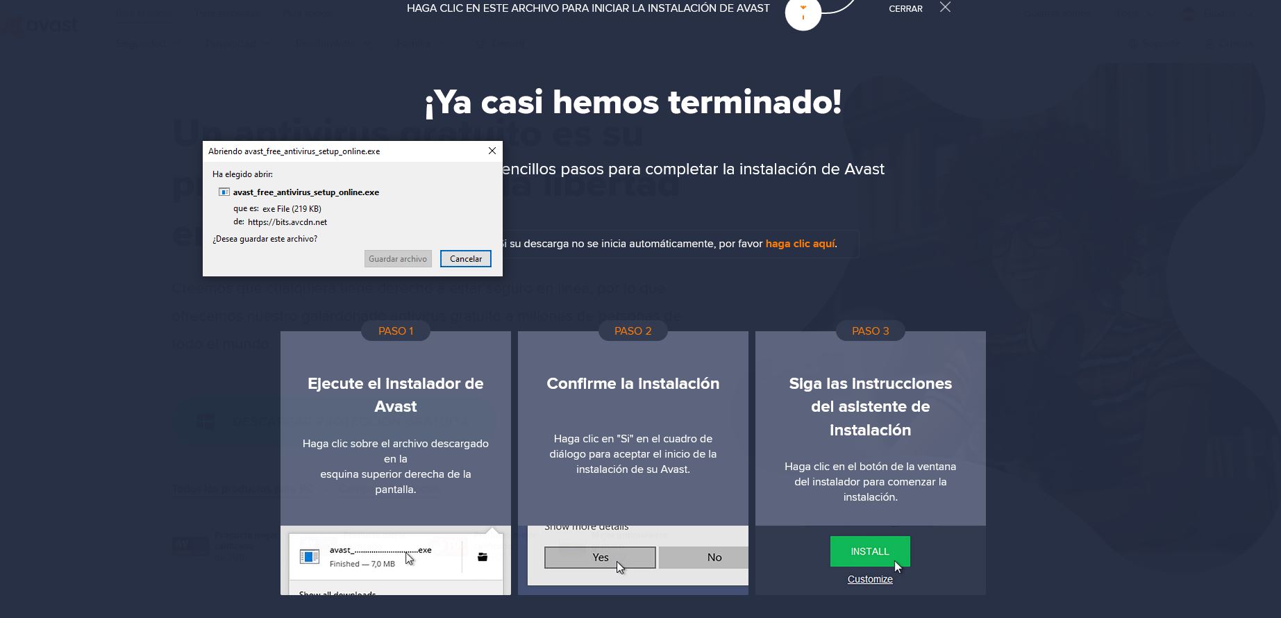 Descarga de Avast