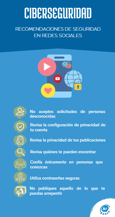 Recomendaciones de seguridad para redes sociales