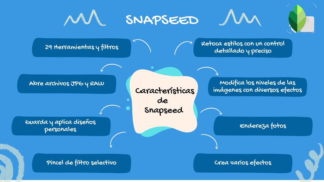 Características de Snapseed