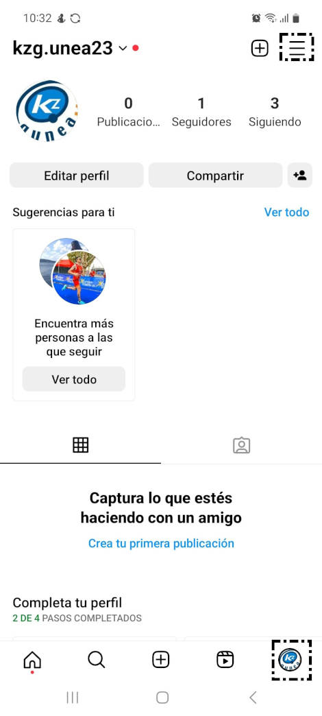 Buscar en Instagram