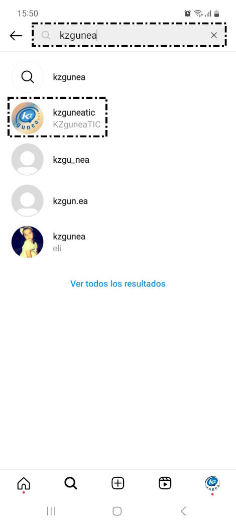 Buscar IG Kz