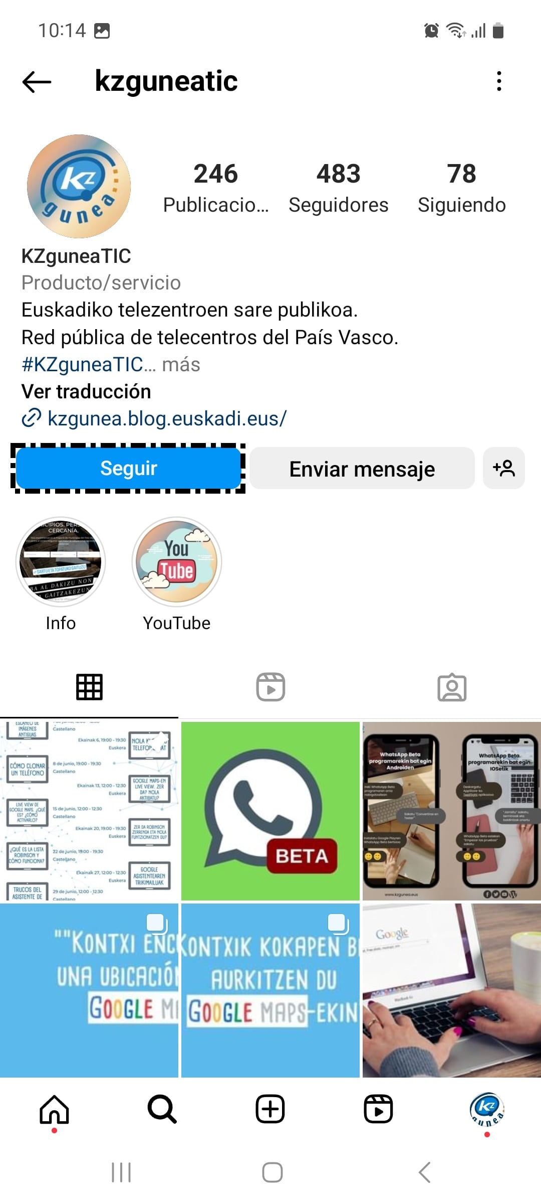 Seguir Instagram