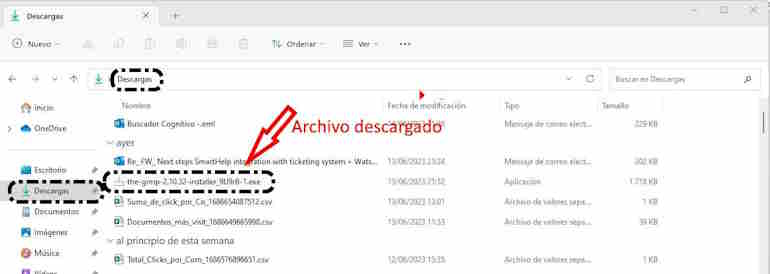 Ejecutar el archivo