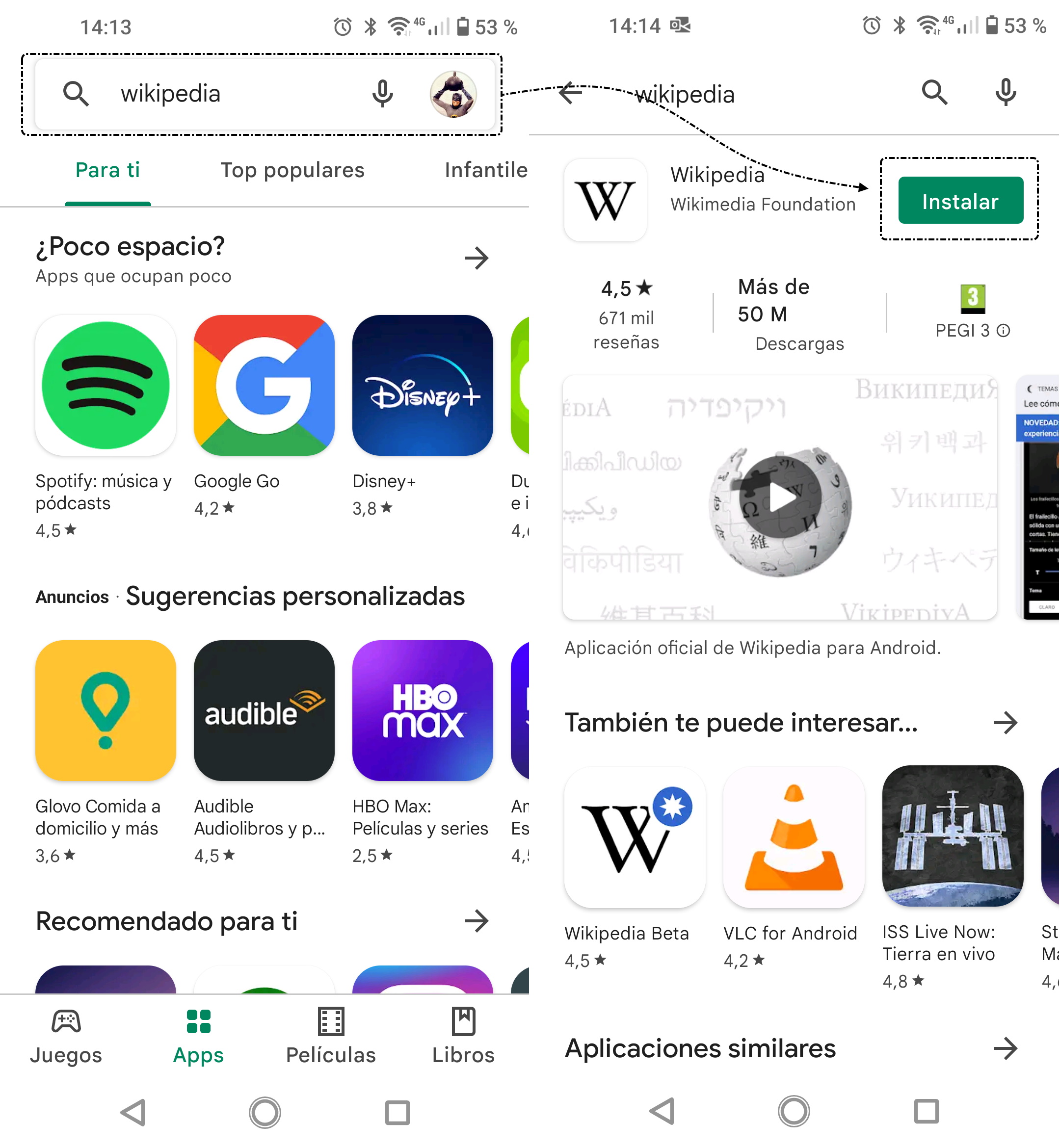 App de Wikipedia