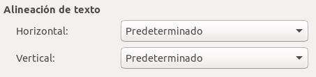 Alineación de texto