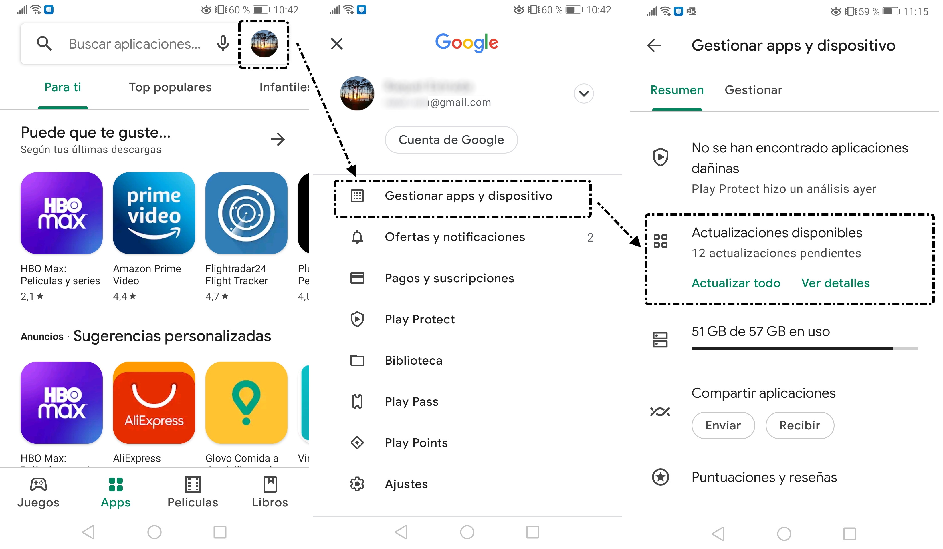 Aplicaciones Play Store