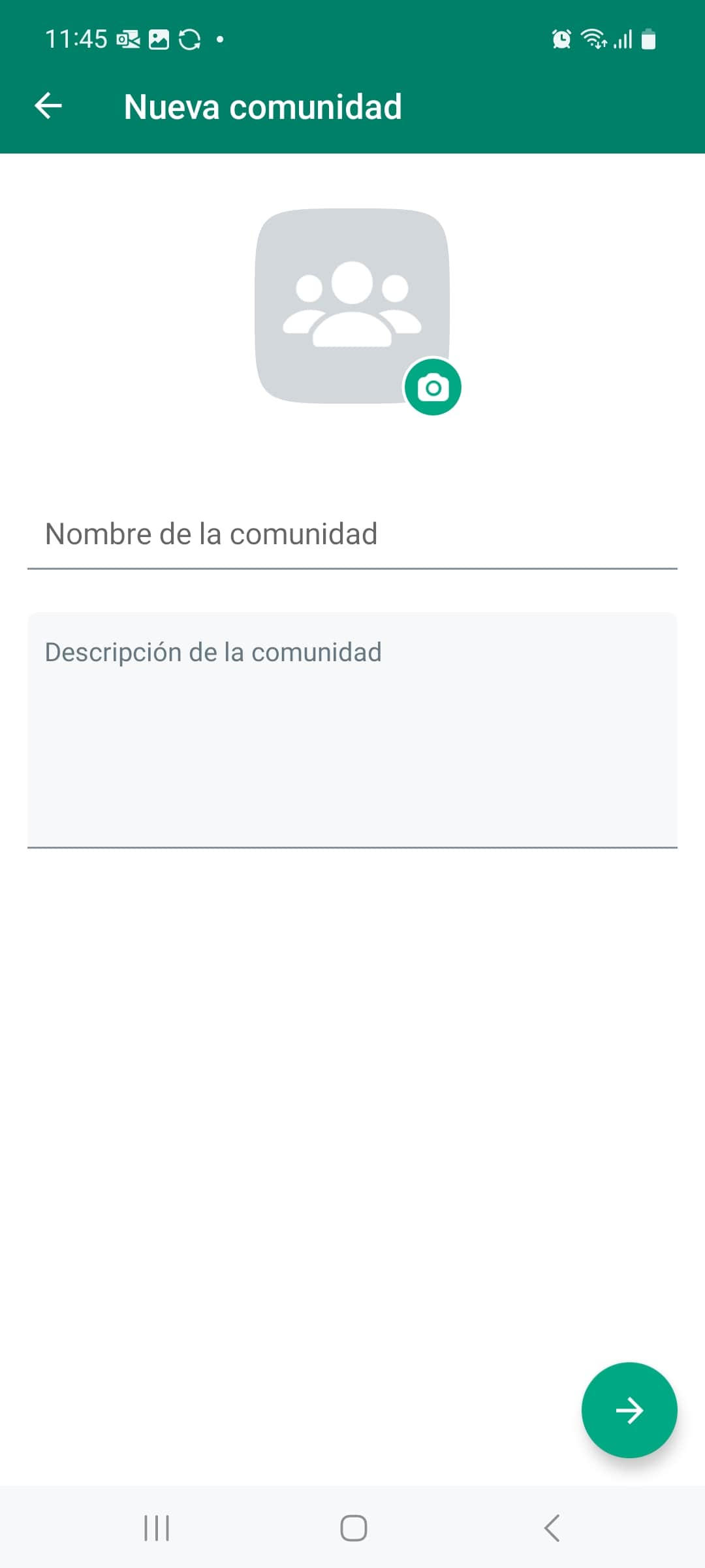 Nueva comunidad WhatsApp