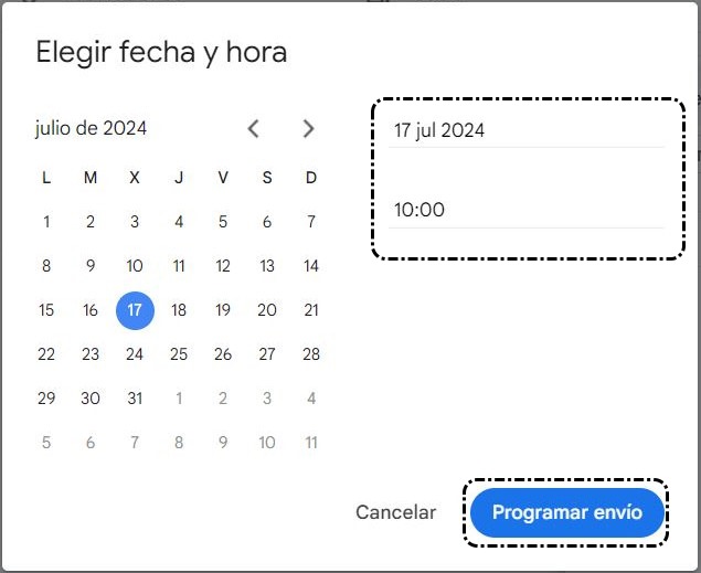 Programar envío