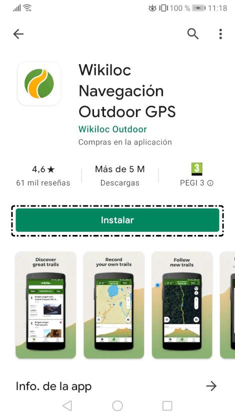 Instalar Wikiloc