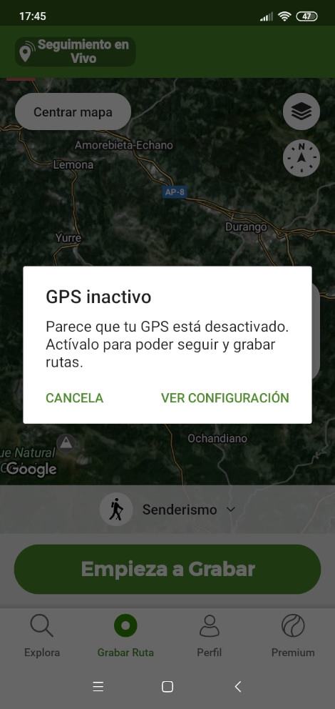 Activar GPS