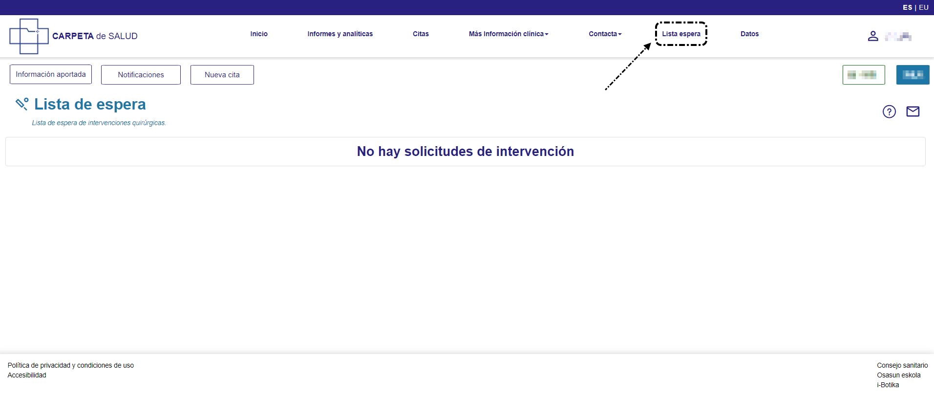 Lista de espera quirúrgica