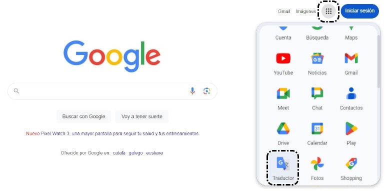 Aplicaciones Google > Google Traductor