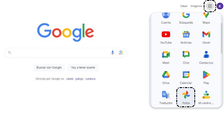 Aplicaciones Google > Google Fotos