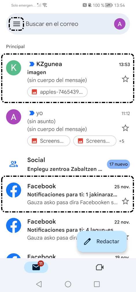 Mensaje recibido
