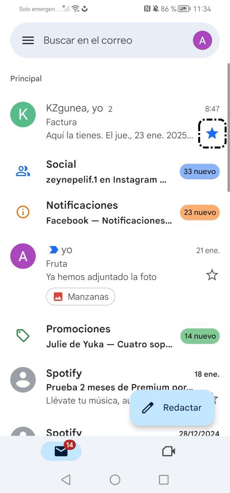 Mensaje destacado