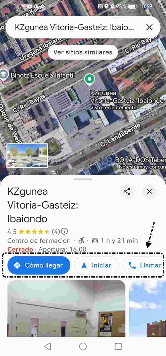 Opciones de búsqueda
