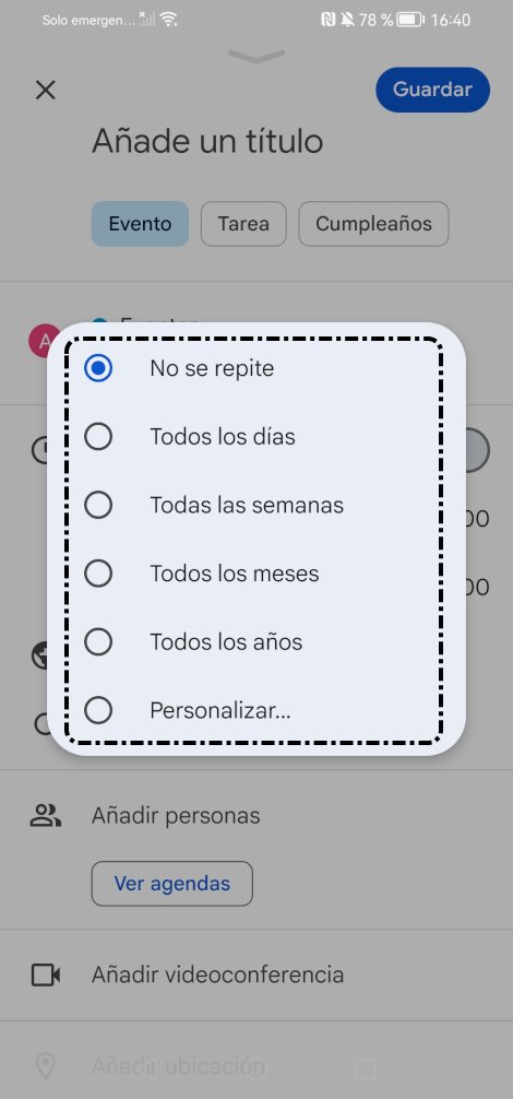 Cuándo se repite