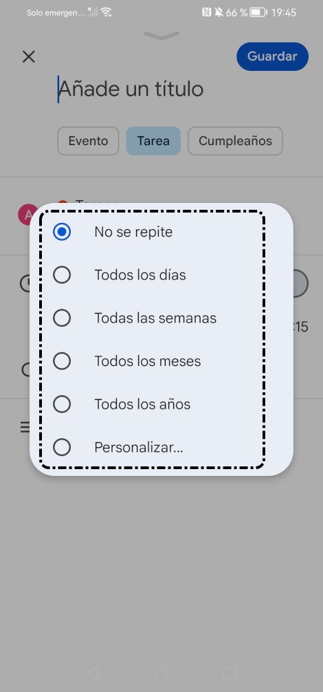 Cuándo se repite