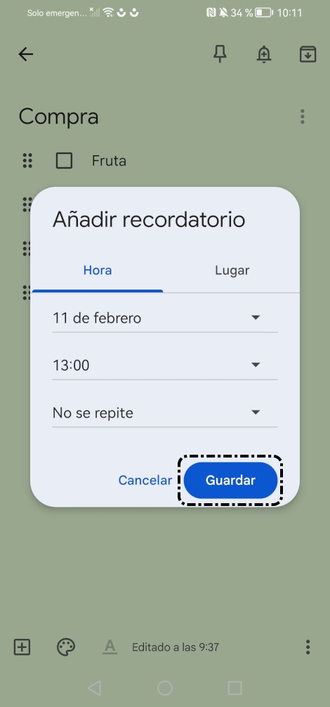 Guardar