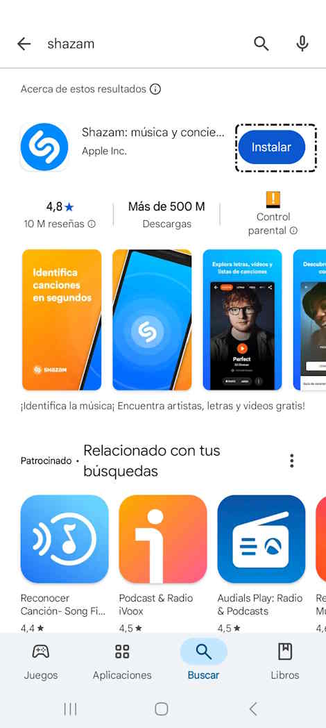 Instalar Shazam