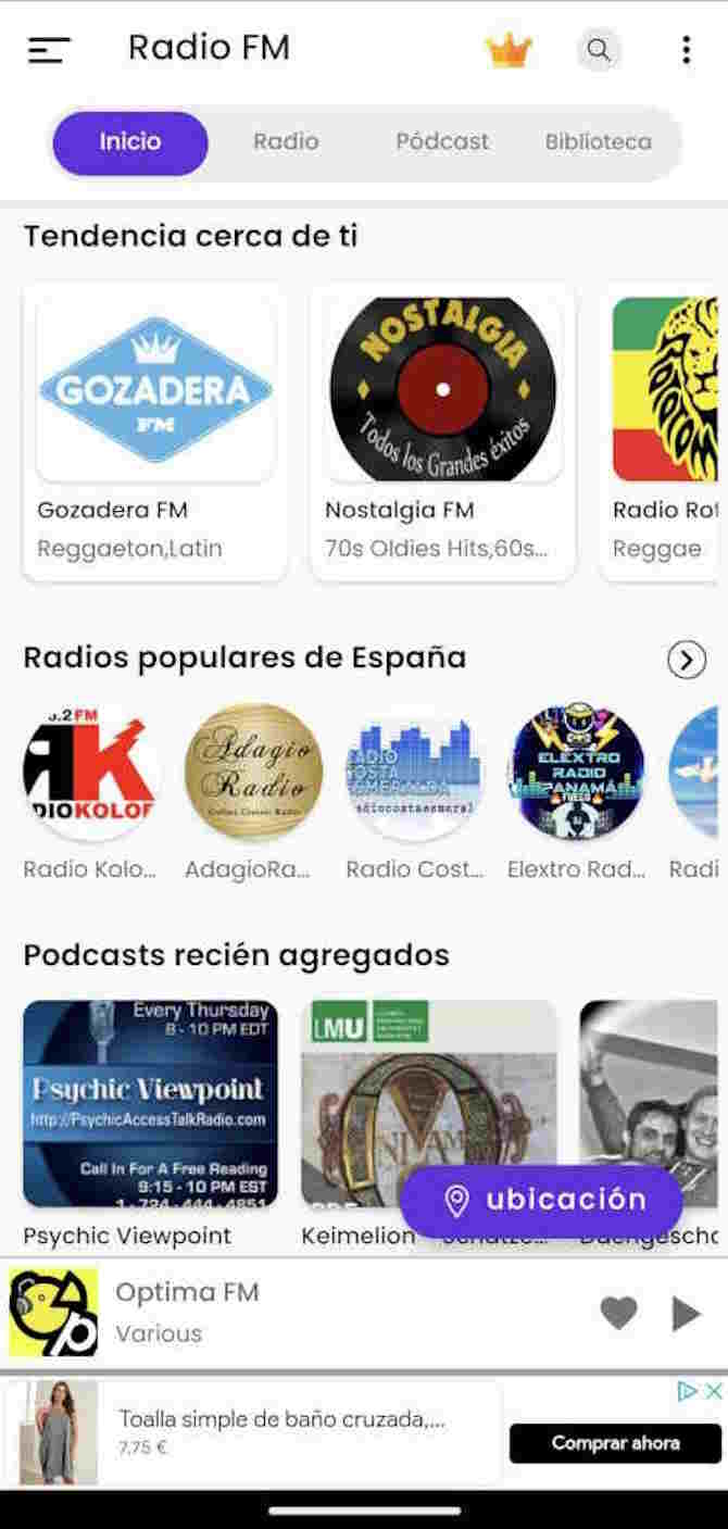 Interfaz Radio FM